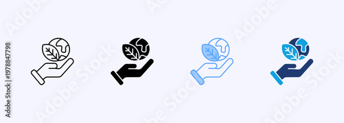 Environment Icon Set Multistyle Various Collection Element For Design