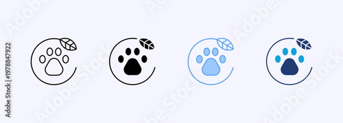 Wildlife Icon Set Multistyle Various Collection Element For Design