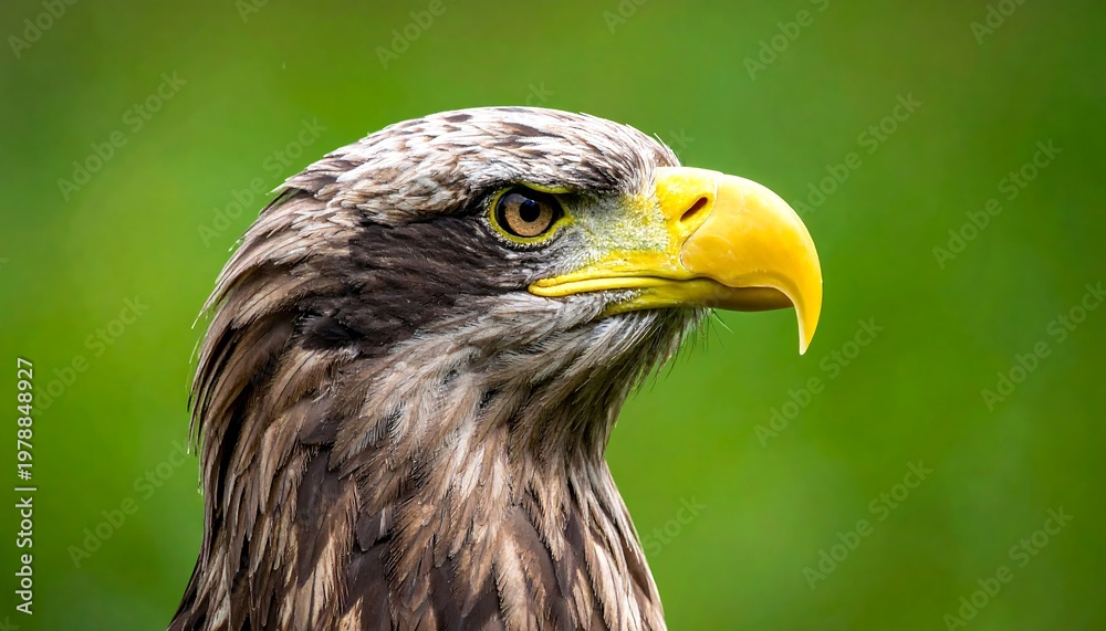 Obraz premium Majestic Bald Eagle Portrait - A Close-Up View.