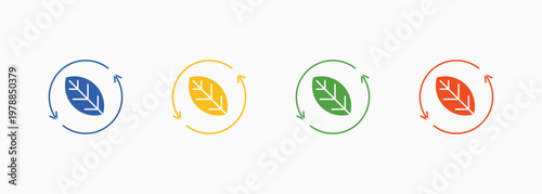 Biodiversity Icon Set Color Multiple Style Collection Element For Design