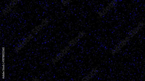 Abstract blue and grey digital noise particles on black background futuristic glitch vj loop