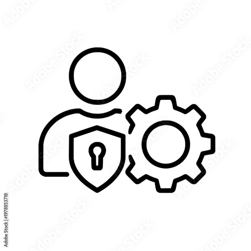 Empty space on transparent background silhouette