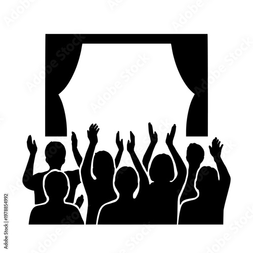 Simple black silhouette of a person's head and shoulders on transparent background silhouette