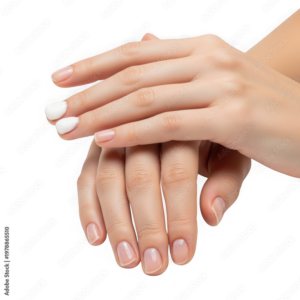 Fototapeta premium Hands showing support and care isolated on transparent background