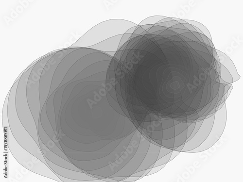 Abstract Topographic Contour Lines Modern Minimalist Background