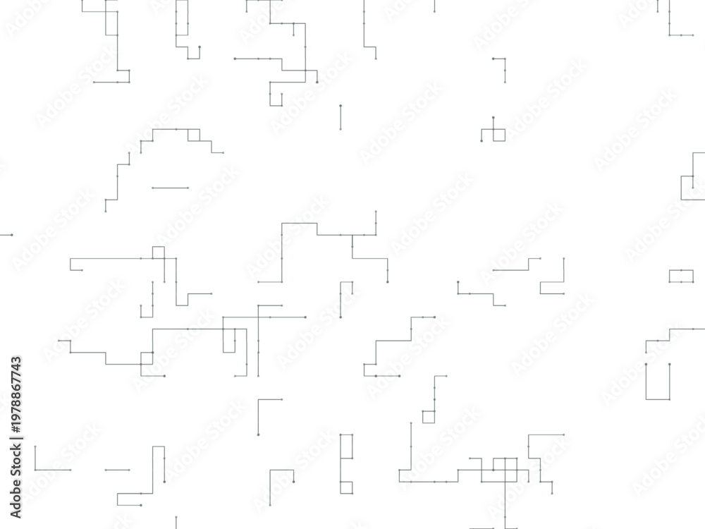 Obraz premium Futuristic Circuit Board Mesh Tech Innovation Template