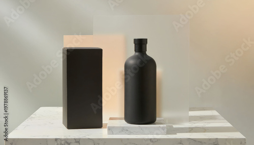 Maqueta de productos para marca cosmética.