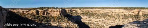 Fotografie Sunset Point view at Mesa Verde National Park in Colorado