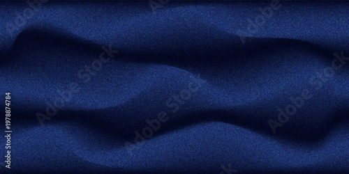 Navy blue silk satin. Silky shiny fabric. Dark luxury background with space for design. Banner. Wide. Long. Panoramic.