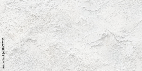 White textured plaster wall background with abstract brush stroke patterns, minimalist stucco surface for design decor