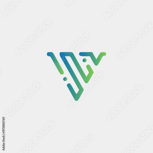 vt tech logo design vector format