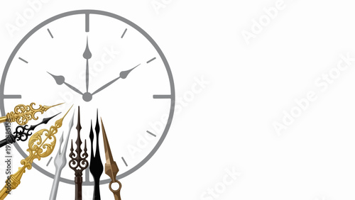 Japanese students talking vector illustration. Three young people in school uniforms conversing animatedly. Educational concept for school communication.