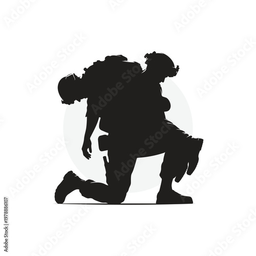 Gemini বলেছে
Soldier Assisting Wounded Comrade Silhouette