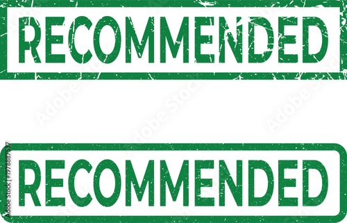Картината върху платно Recommended rubber stamp seal of approval, perfect for endorsing documents, prod
