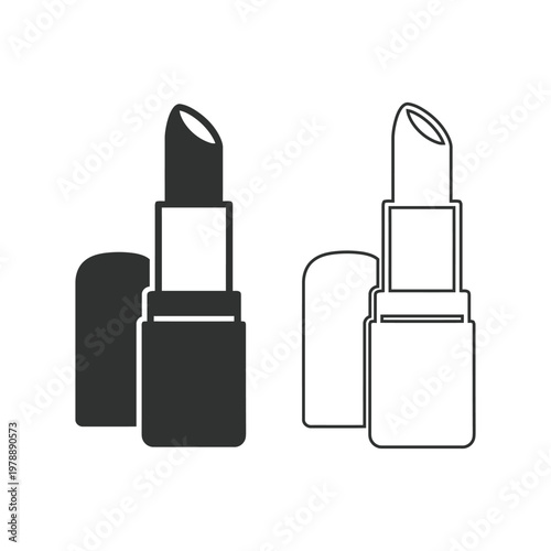 Lipstick icon vector illustration