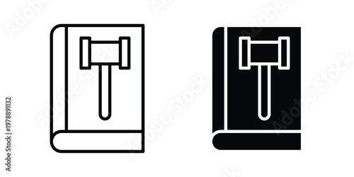 Code of conduct icon Outline Style. Vector Illustration in flat For Graphic Design