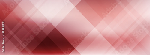 Geometric abstract red gradient background with intersecting diagonal white and dark maroon plaid lines. Modern sleek vector design for banners.