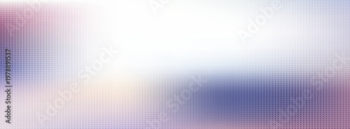Soft gradient mesh from pink to blue with a subtle dot halftone pattern, minimalist abstract vector background banner.