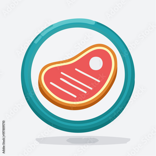 Steak Icons minimalistisch