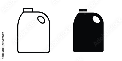 Fuel icon Outline Style. Vector Illustration in flat For Graphic Design