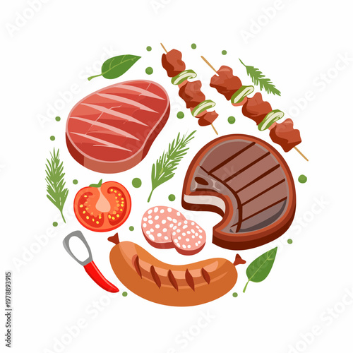 Grillfleisch Set (BBQ)