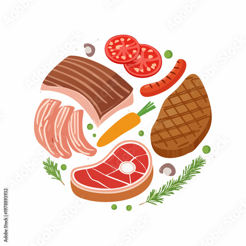 Grillfleisch Set (BBQ)