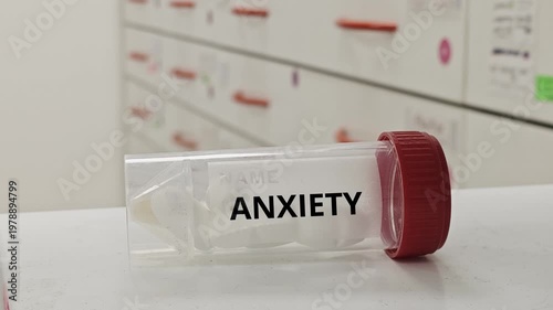 ANXIETY treatment tablets used to reduce nervousness and improve mental calmness