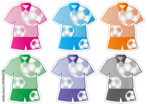 ユニフォーム型メッセージカード（サッカー）