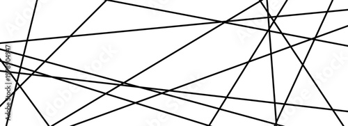 Irregular straight line for messy chaos geometric and texture pattern random. Stripe abstract chaotic for lines graphic grid and black diagonal design. Irregular unusual background for messy.