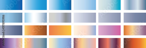 Colorful gradient palette with various shades and hues