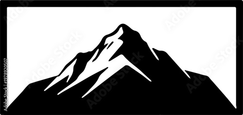 vector illustration of a mountain landscape