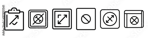 Free Download digital governance icon set outline style. Business line art icon collection. - GFXLoad
