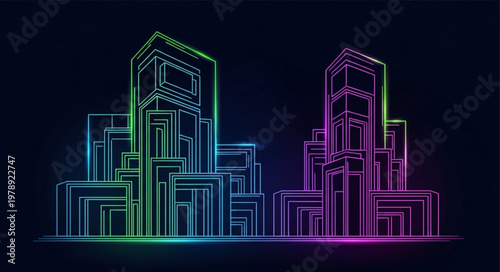 abstract background with blue lines