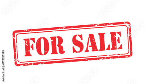 Title red 'for sale' stamp a sign of commercial availability and transactions