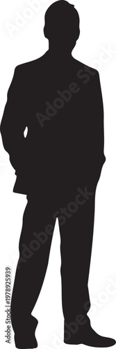 Business people silhouette icons vector
