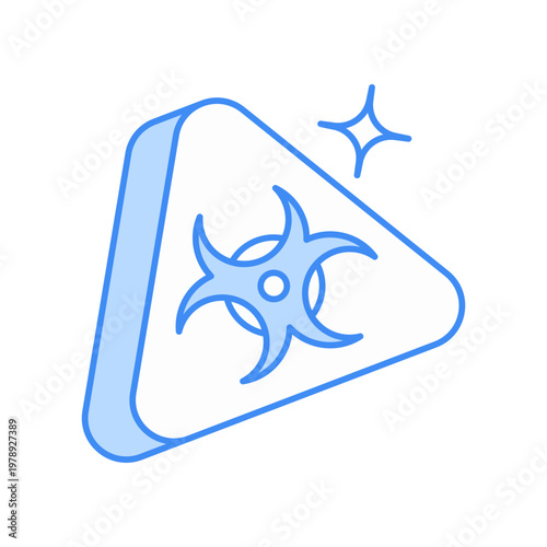 Hazardous Waste vector icon