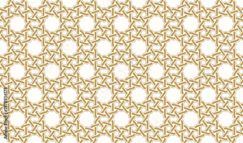 Seamless geometric pattern in authentic arabian style.