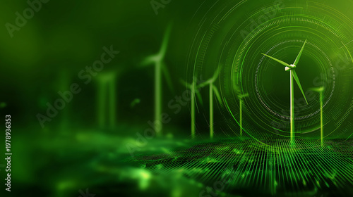 Green Renewable Energy Technology Background