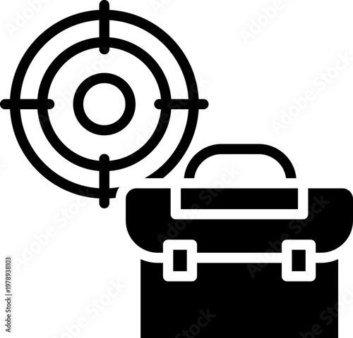 Job Target mixed icon