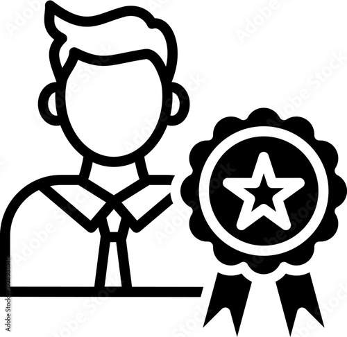 Employee Recognition mixed icon