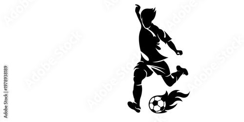Football player logo, kick ball Sport, Soccer player, football Pitch