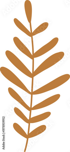 Palm Leaf Silhouette Botanical
