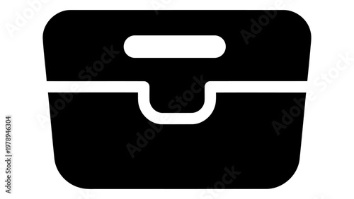 Cosmetic organizer box icon, vector illustration