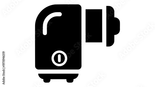 Electric shoe dryer icon for drying and removing moisture from footwear