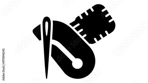 Fabric repair kit icon
