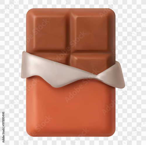 Sweet Candy and Confectionery Vector Icon Set | 3D icon set | chocolate bar