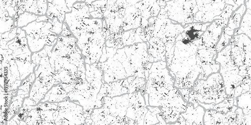 a black and white vintage of cracked concrete scribble effect, old wall background crack vector, grunge texture, Fractured texture ground