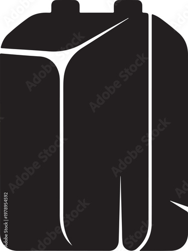 Black sports bottle, water bottle icon, gym bottle, fitness drinkware