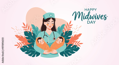 Happy midwives day celebrating healthcare professionals and new beginnings