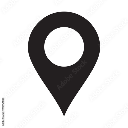 pin location locator icon vector design template